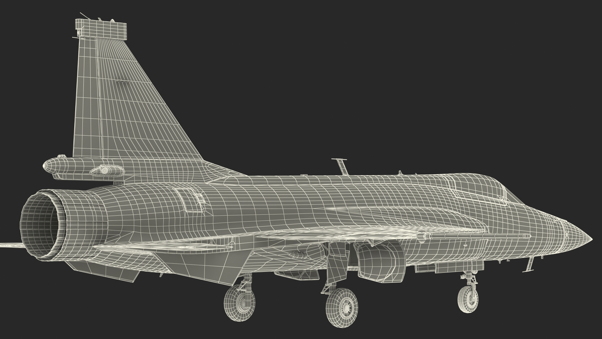 3D model Chengdu FC-1 Xiaolong Exterior Only