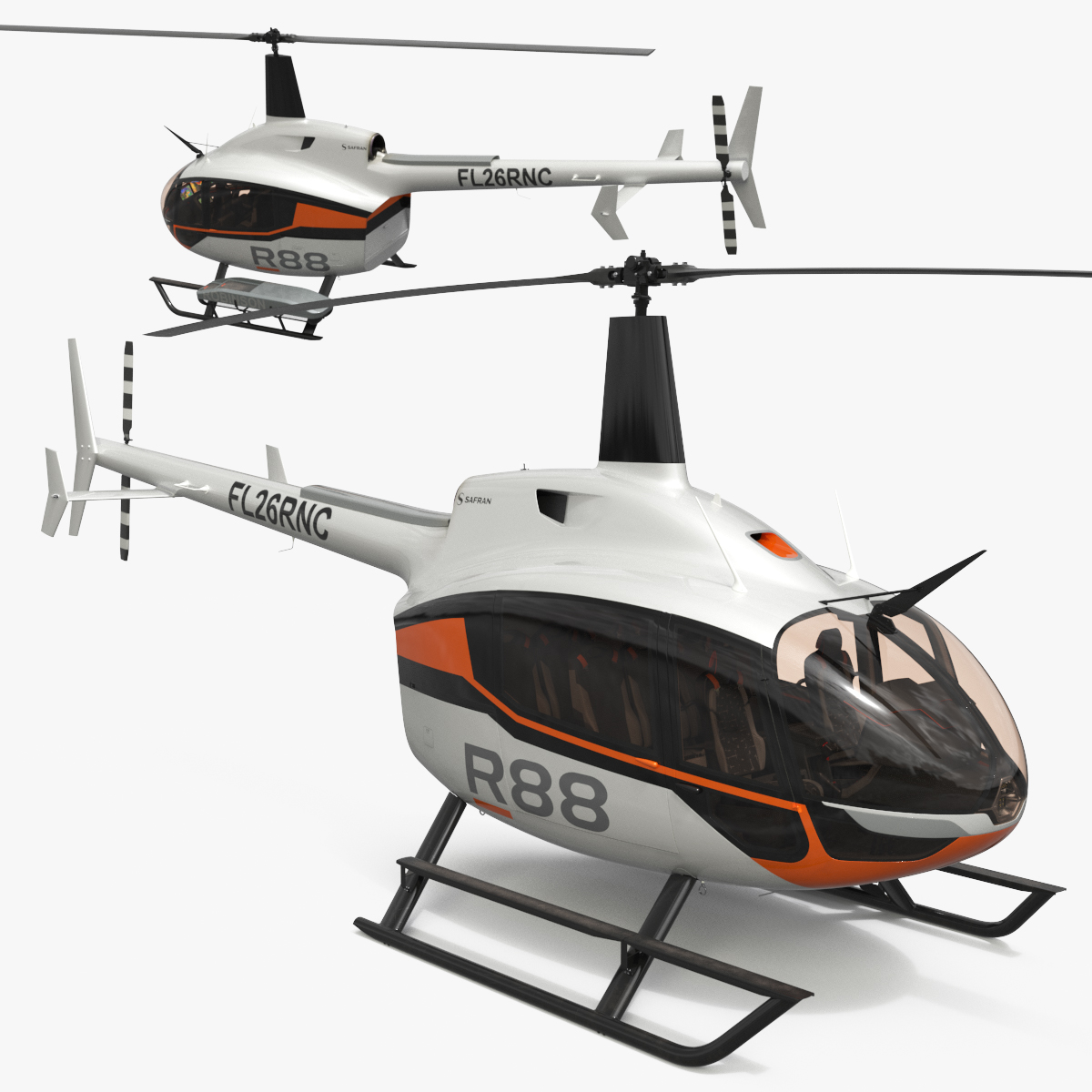 Light Utility Helicopter - Rigged