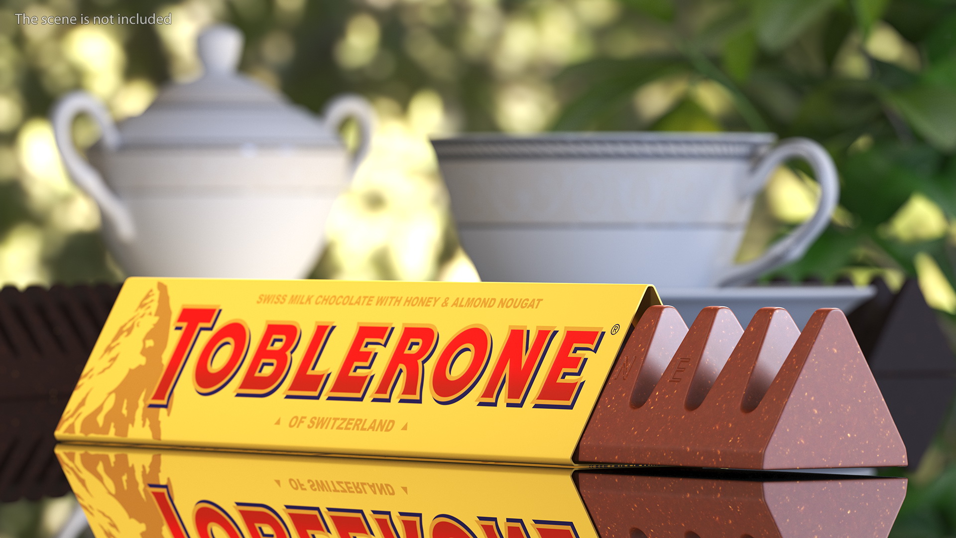3D model Opened Toblerone Milk Chocolate Bar