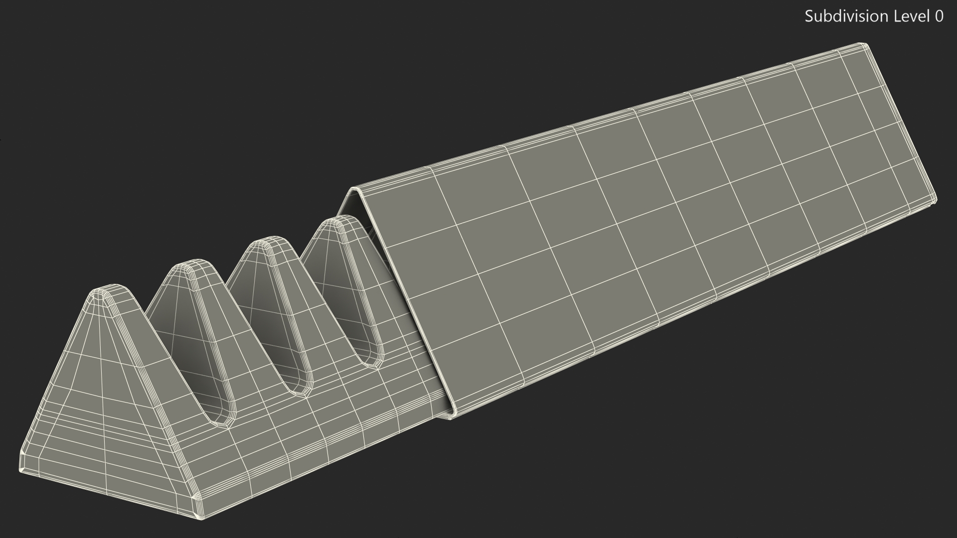 3D model Opened Toblerone Milk Chocolate Bar