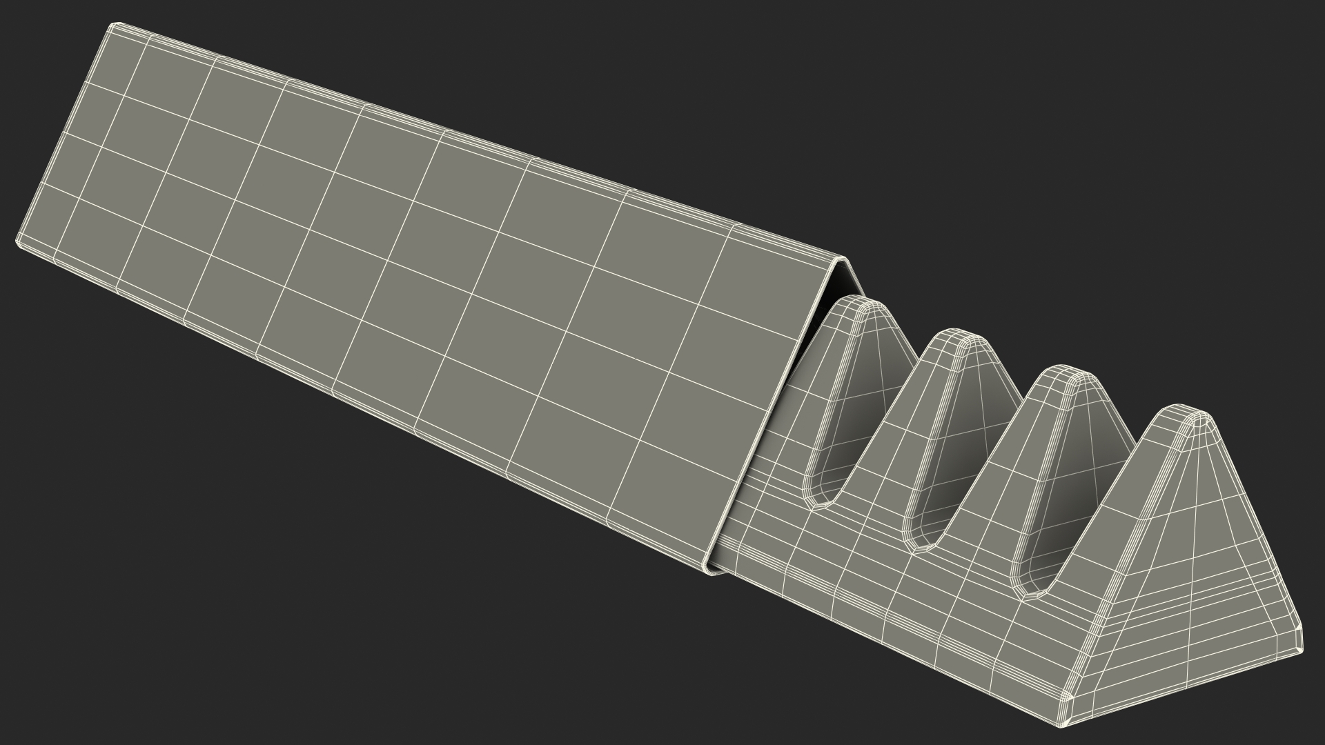 3D model Opened Toblerone Milk Chocolate Bar