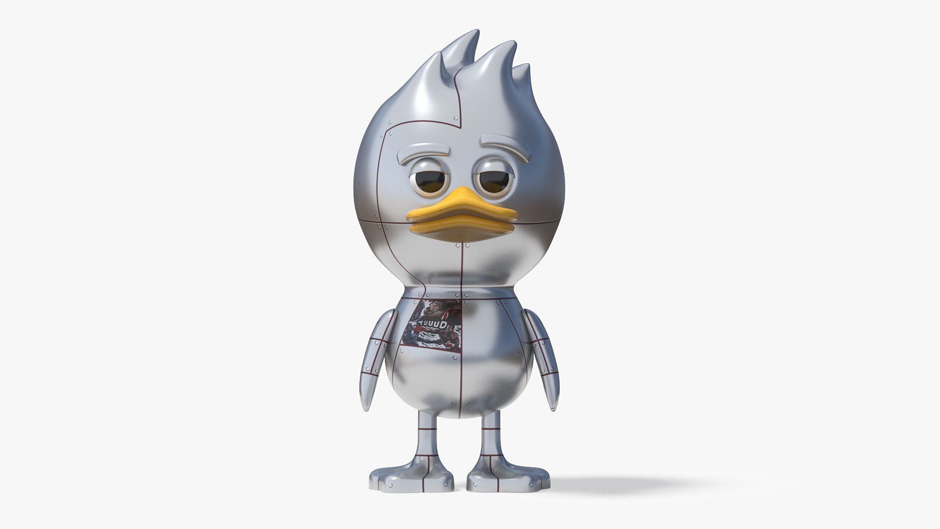TUD Toy Chrome 3D model