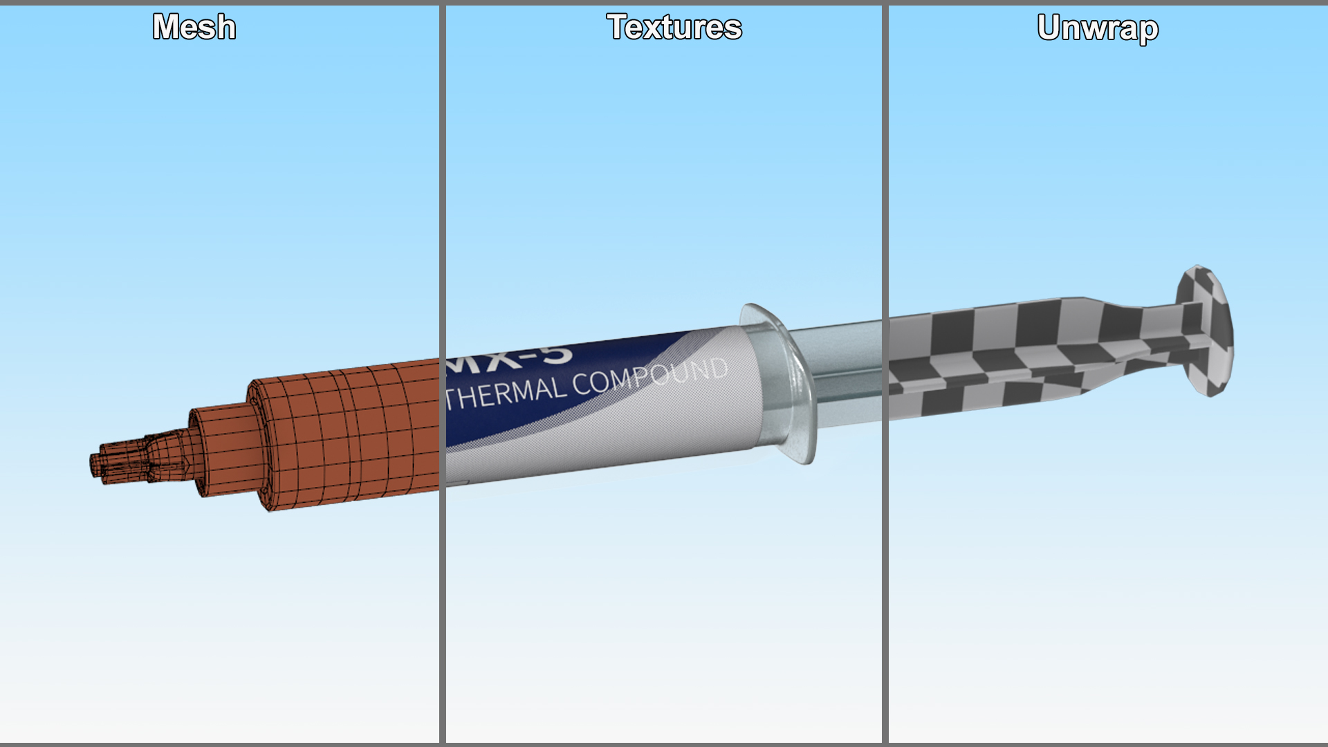 Arctic MX-5 CPU Thermal Paste 3D model