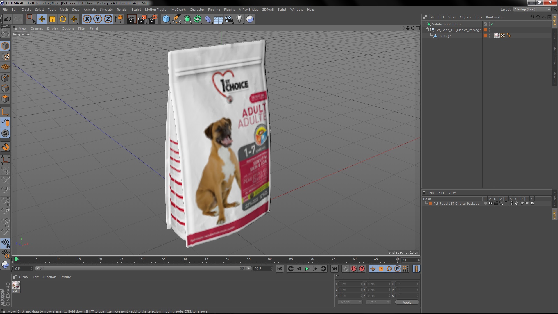 Pet Food 1ST Choice Package 3D