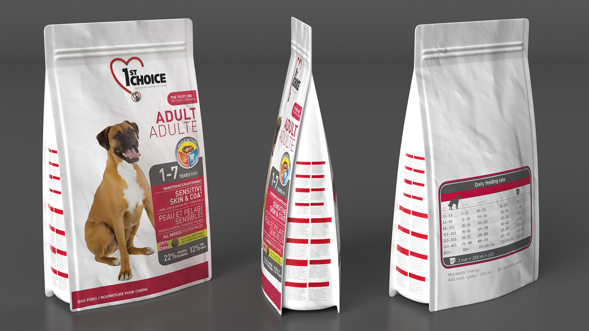 Pet Food 1ST Choice Package 3D