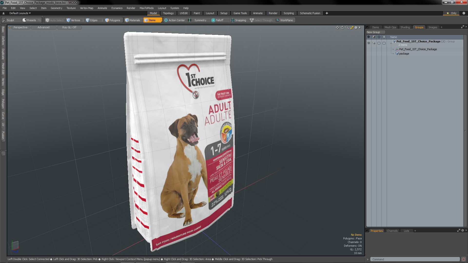 Pet Food 1ST Choice Package 3D