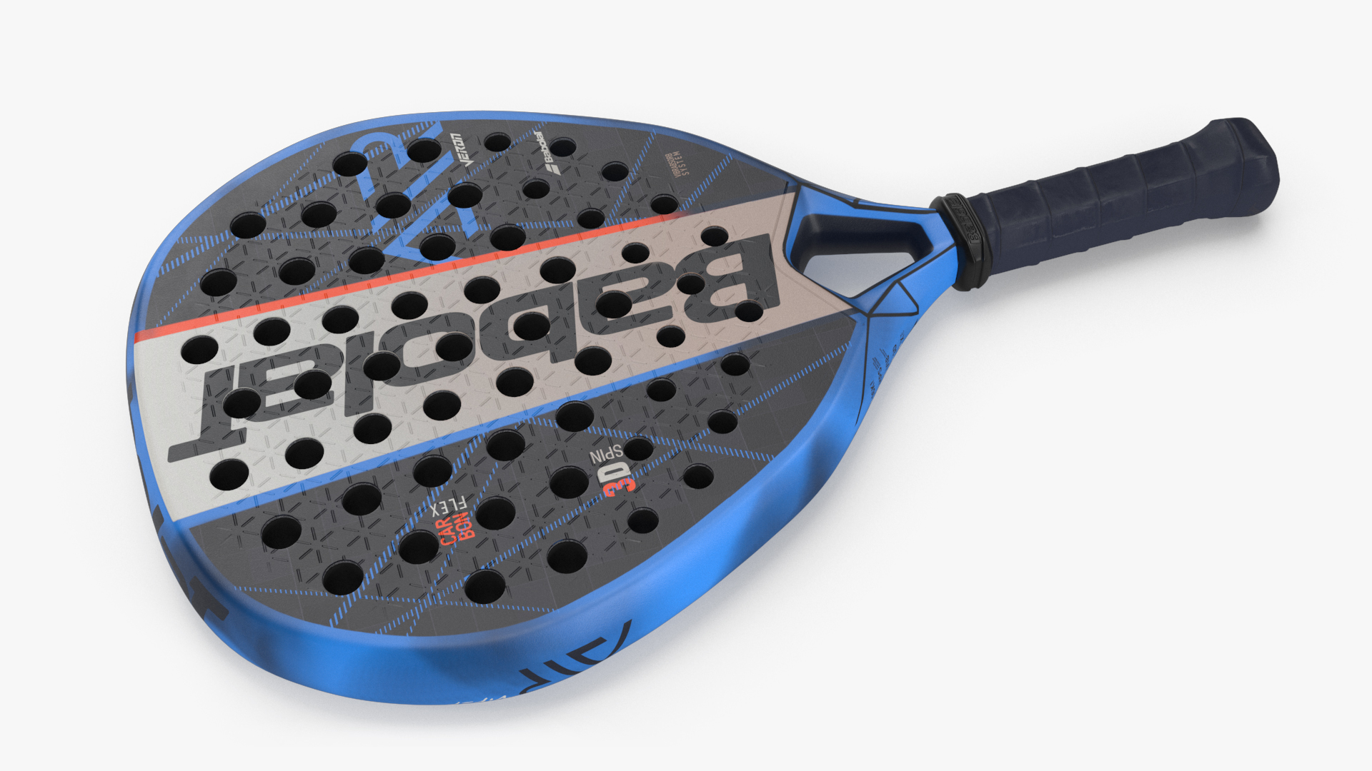 Babolar Air Padel Racket Blue 3D model