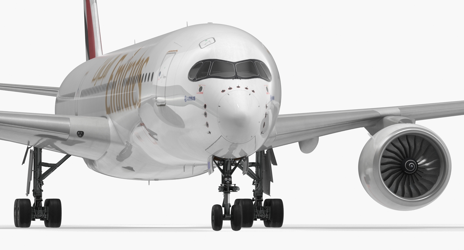 3D Airbus A350 900 Emirates Air Line model