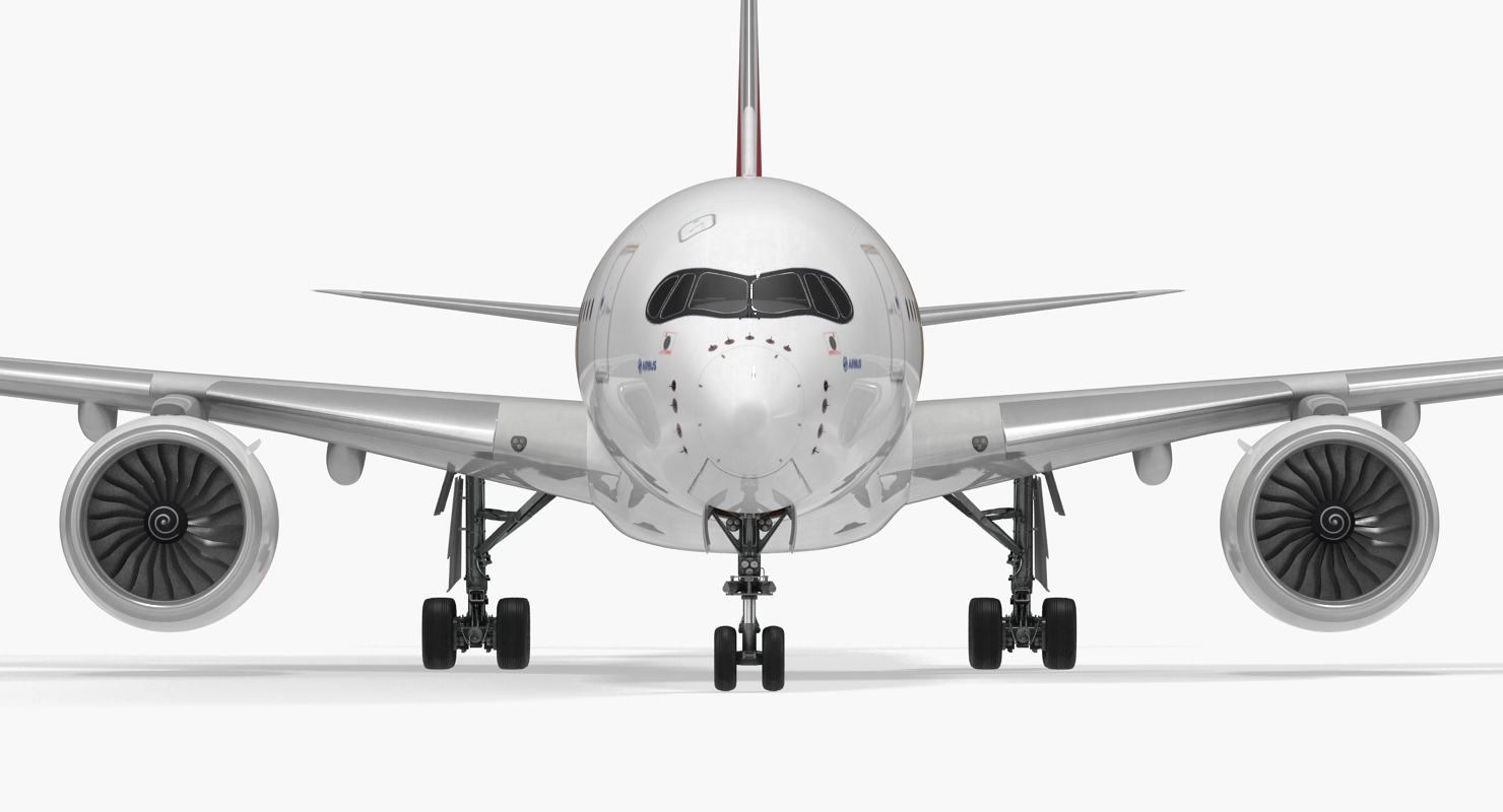 3D Airbus A350 900 Emirates Air Line model
