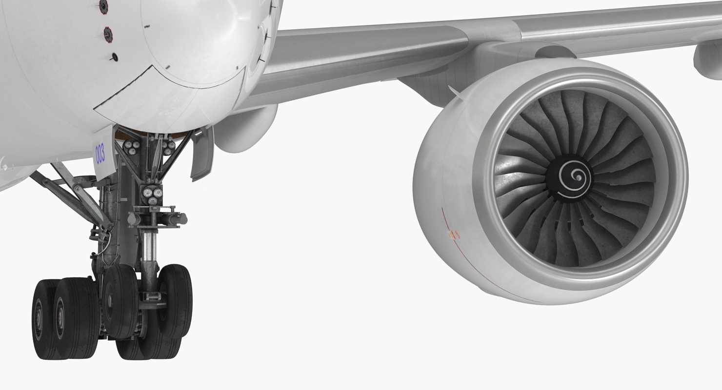 3D Airbus A350 900 Emirates Air Line model