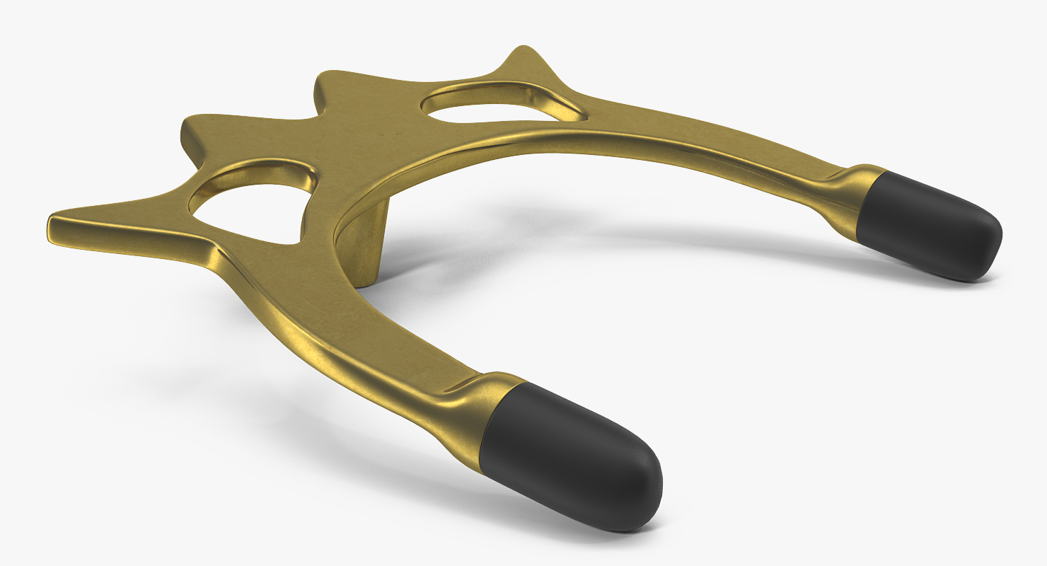 Cue Rest Brass Head 3D model
