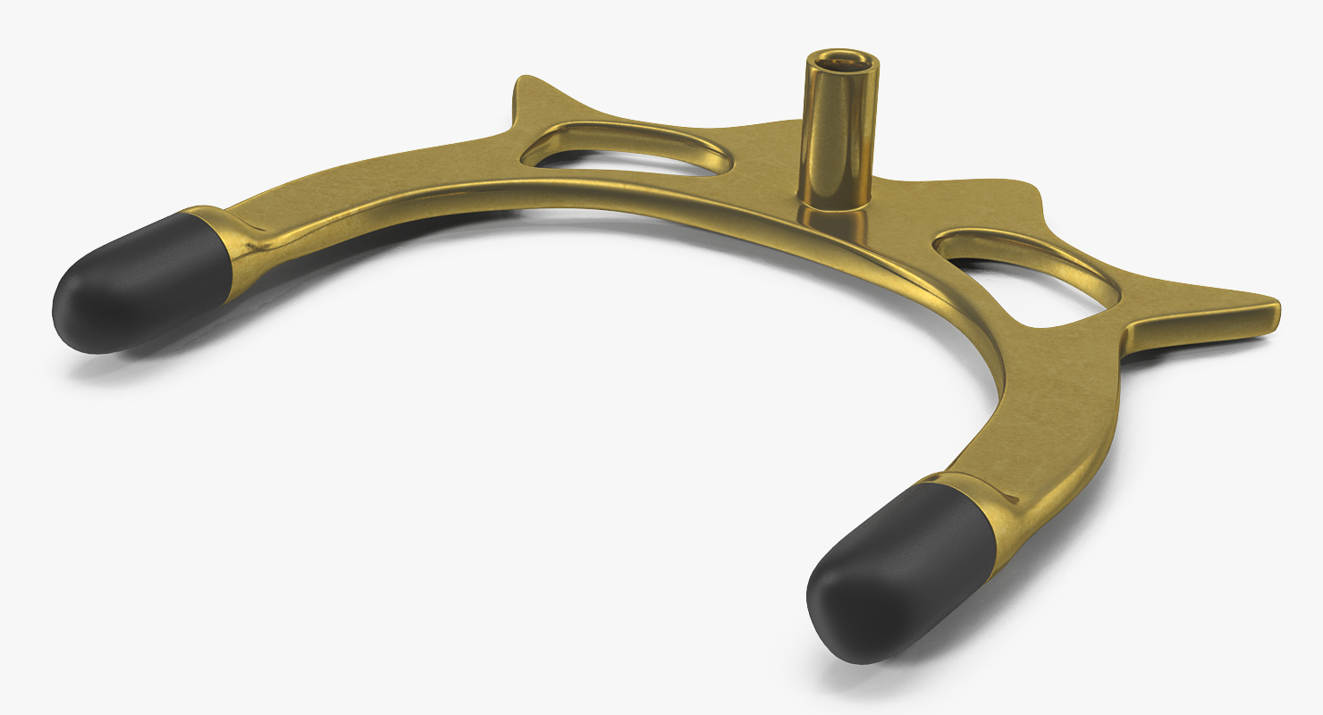Cue Rest Brass Head 3D model