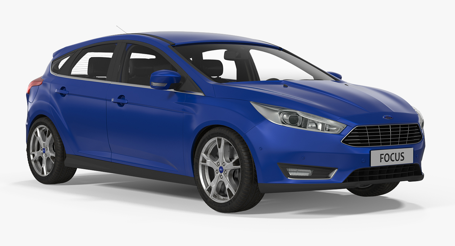 3D model Ford Focus Hatchback 2015