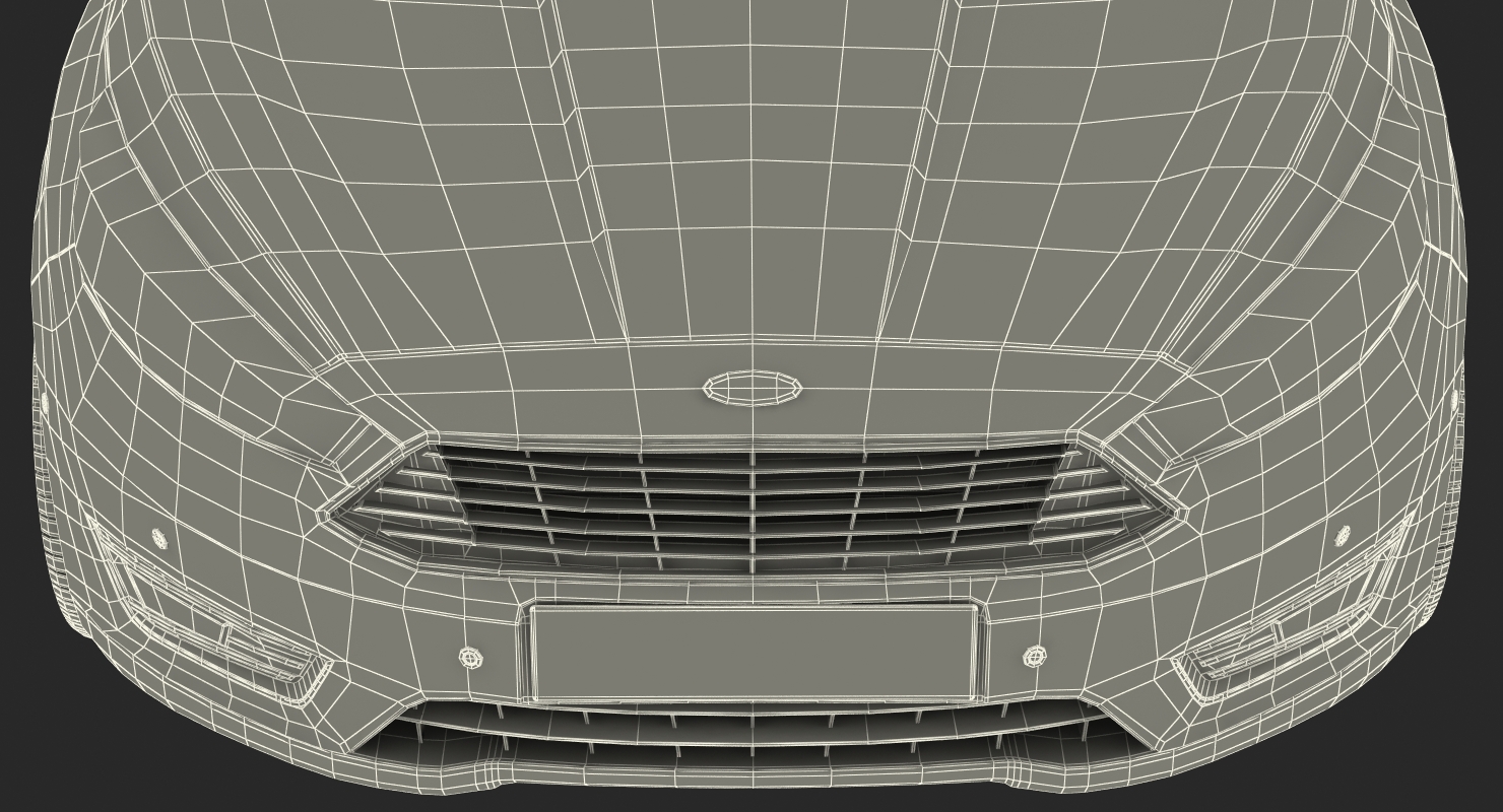 3D model Ford Focus Hatchback 2015