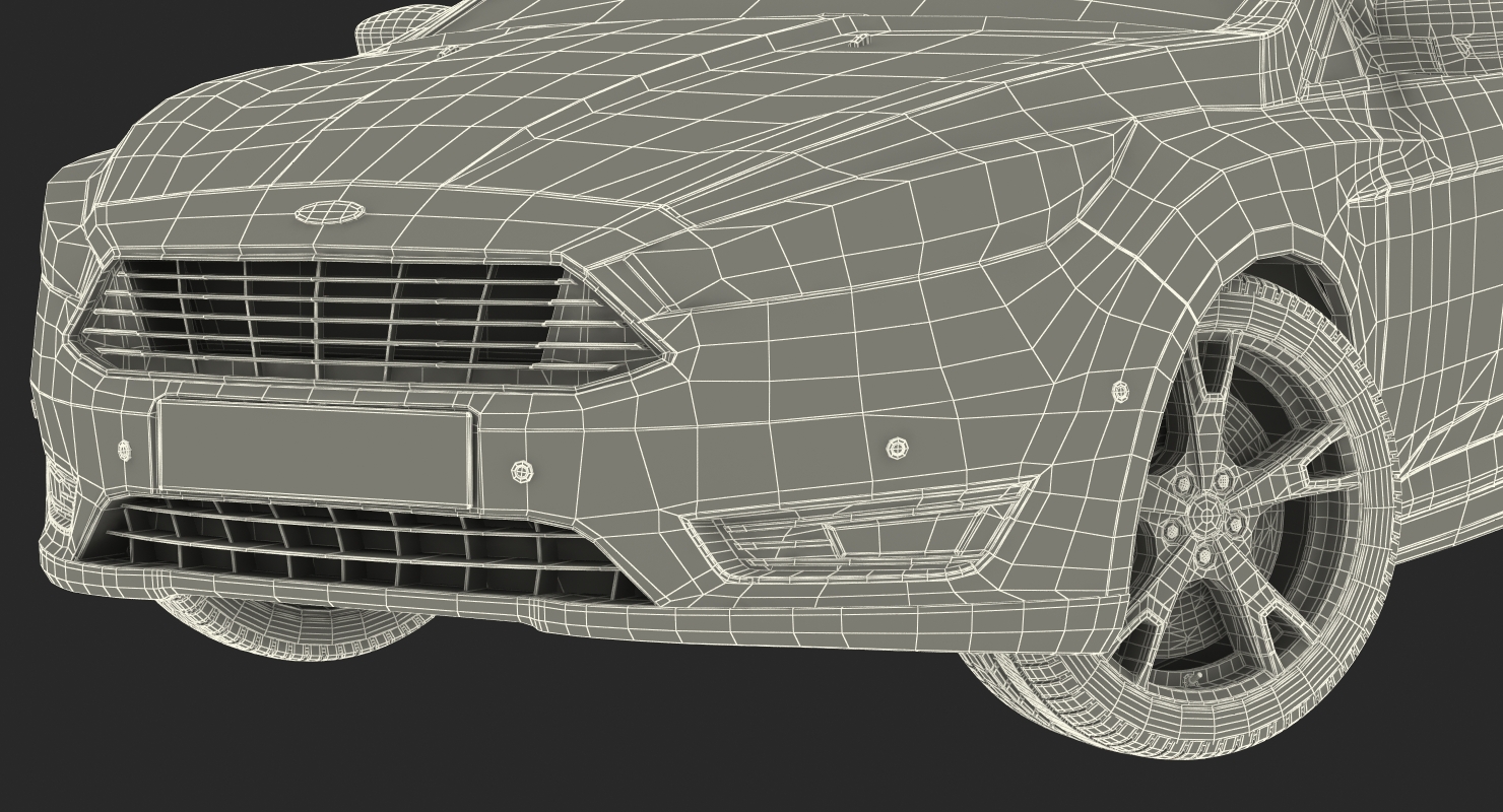 3D model Ford Focus Hatchback 2015