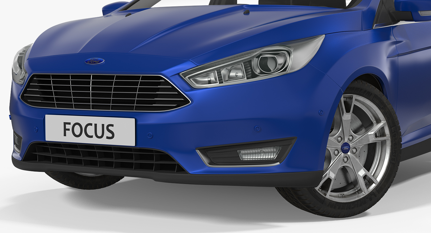 3D model Ford Focus Hatchback 2015