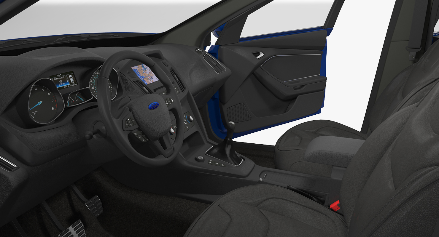 3D model Ford Focus Hatchback 2015