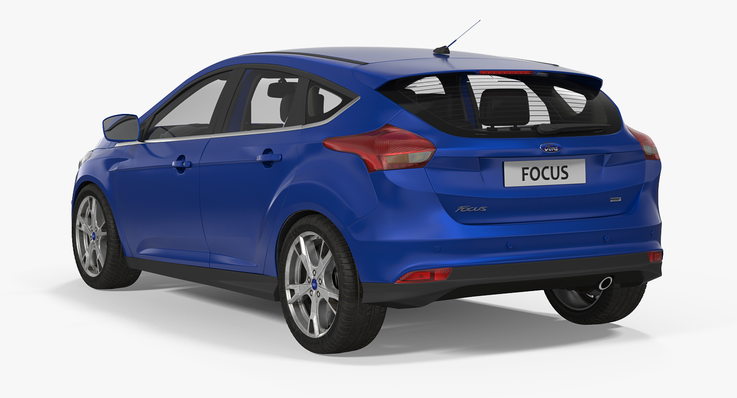 3D model Ford Focus Hatchback 2015