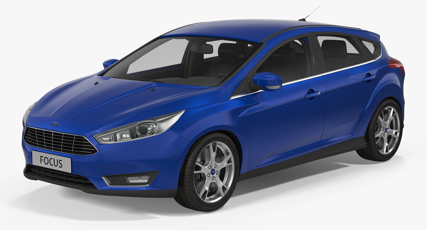 3D model Ford Focus Hatchback 2015