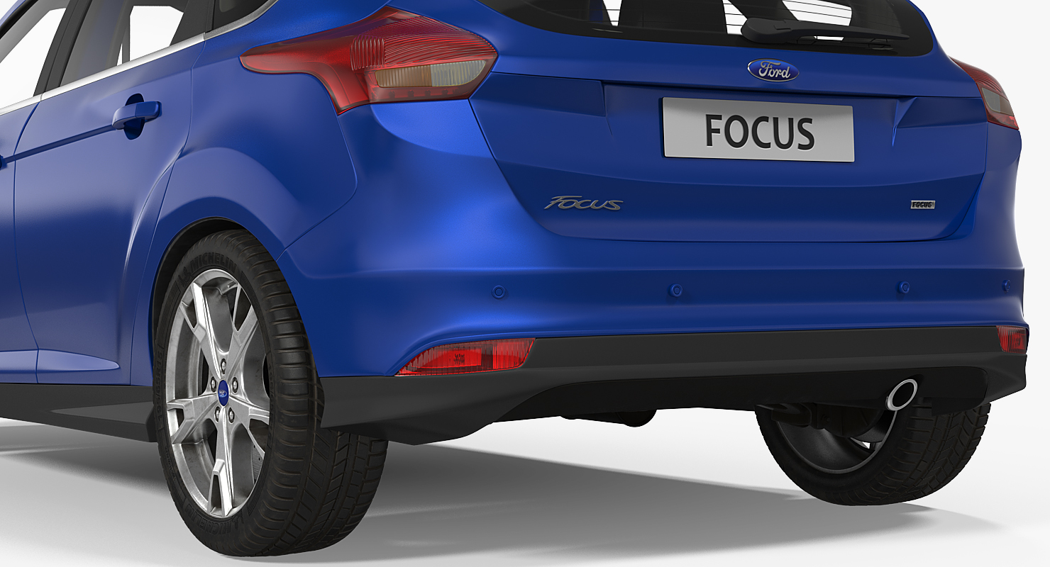 3D model Ford Focus Hatchback 2015