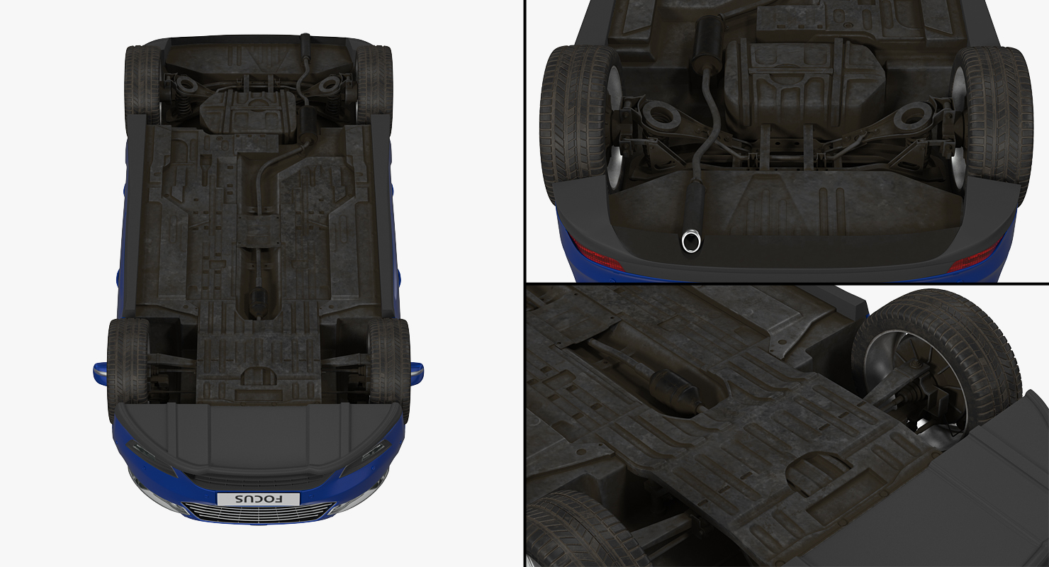 3D model Ford Focus Hatchback 2015