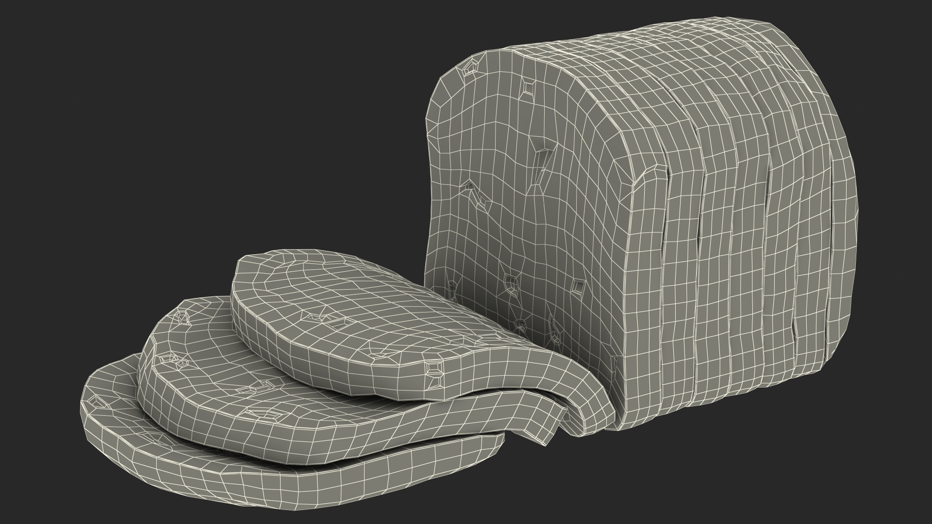 Bread Sliced 3D