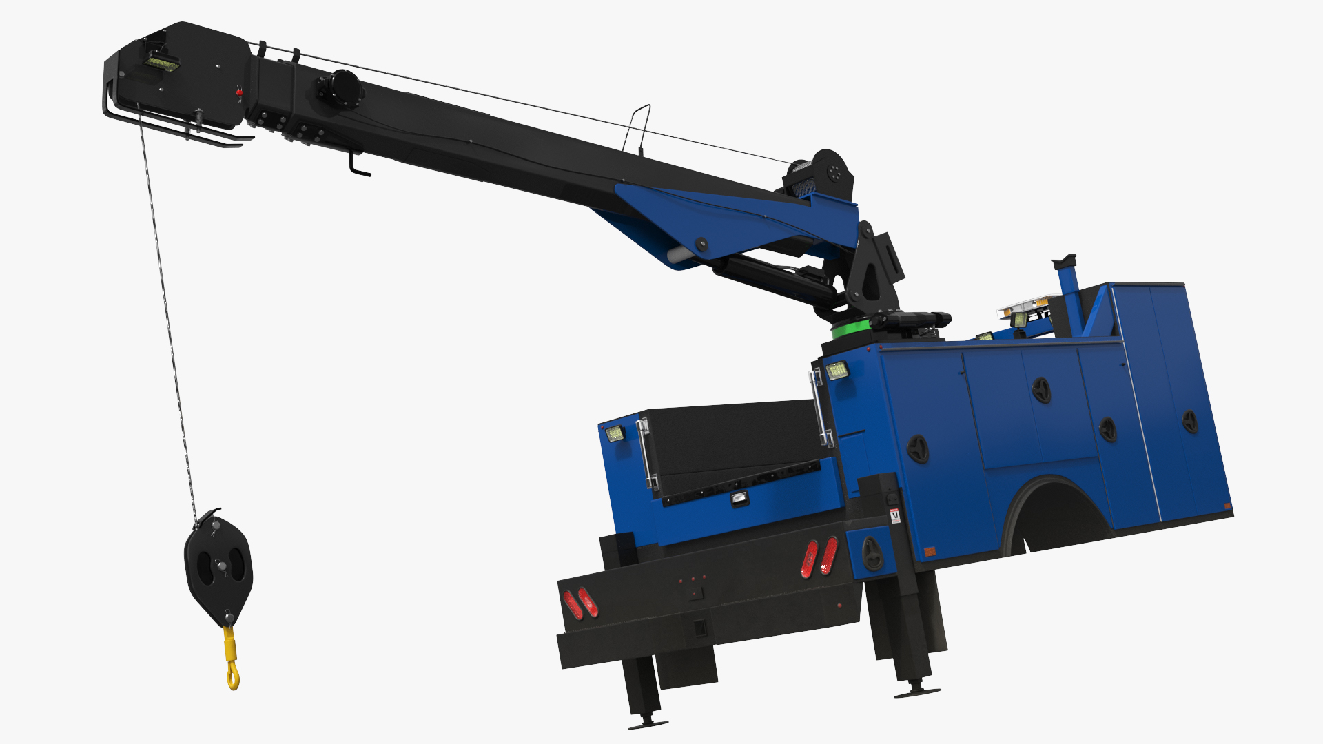 Truck Module Telescopic Boom Service Crane - view 8