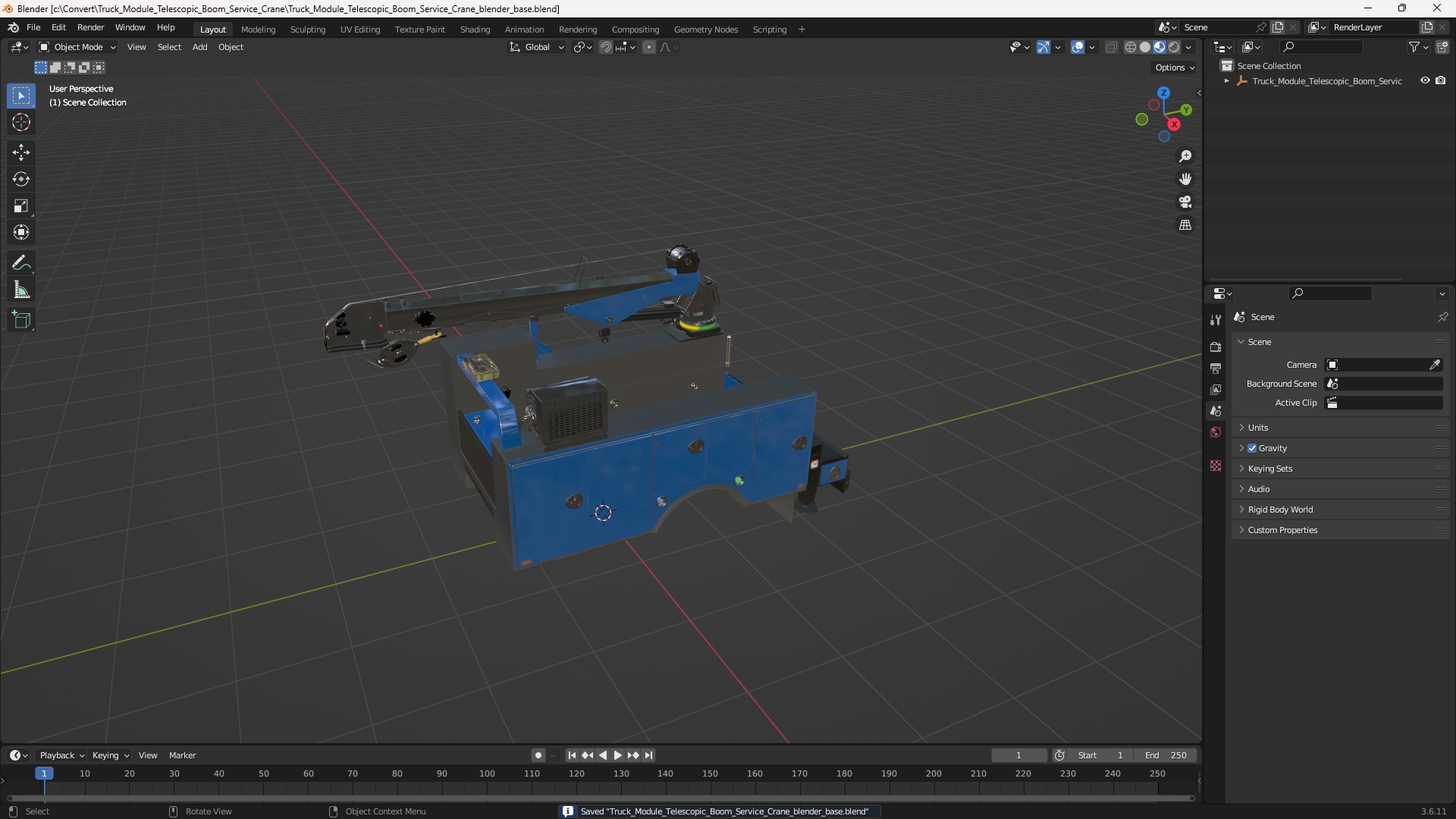 Truck Module Telescopic Boom Service Crane - view 10