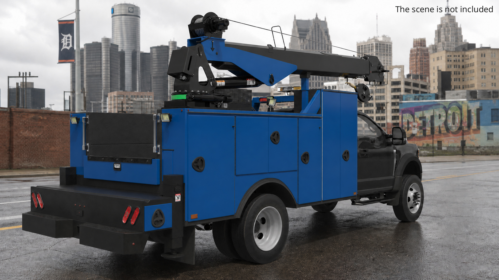Truck Module Telescopic Boom Service Crane - view 4