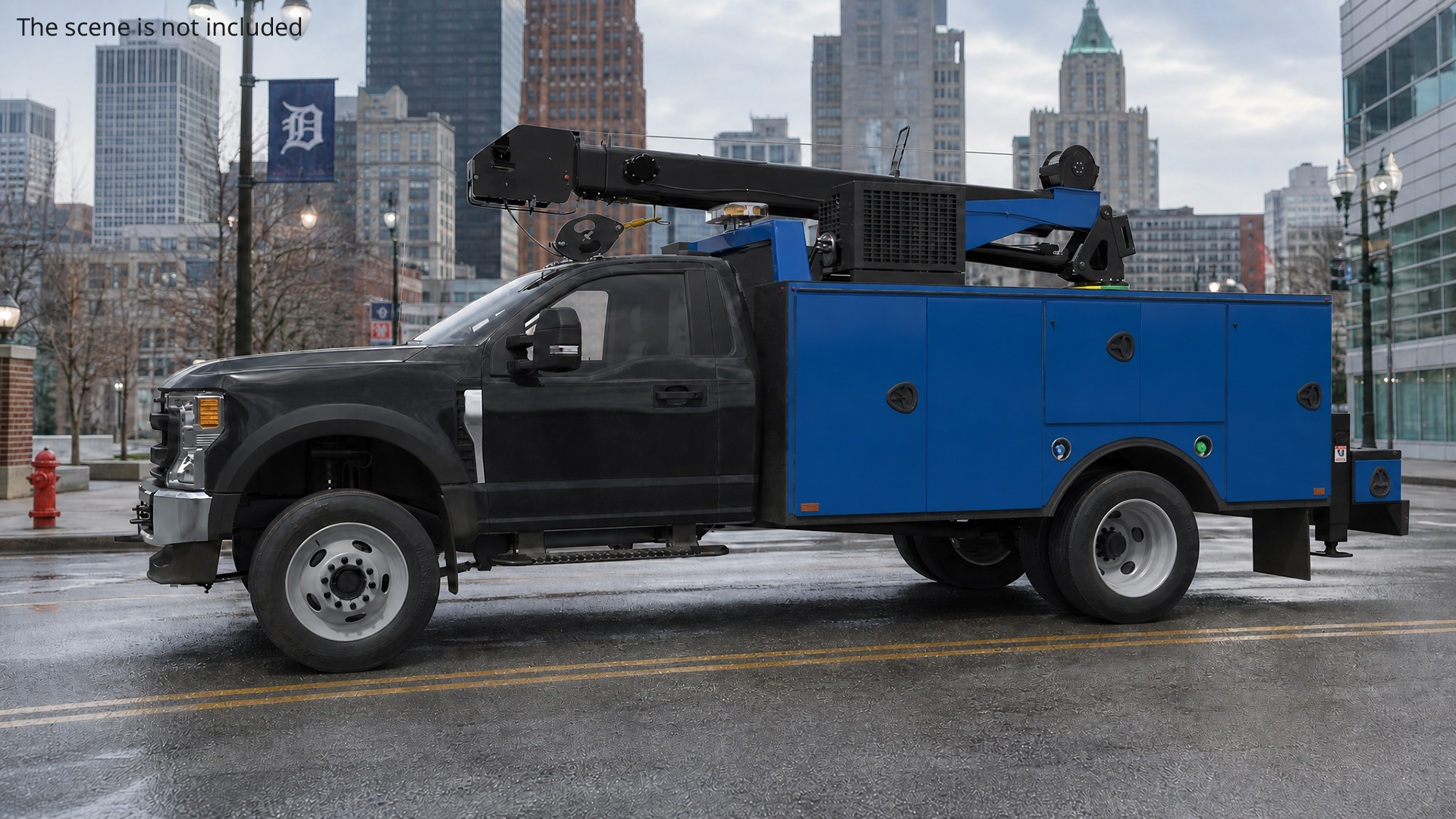 Truck Module Telescopic Boom Service Crane - view 3