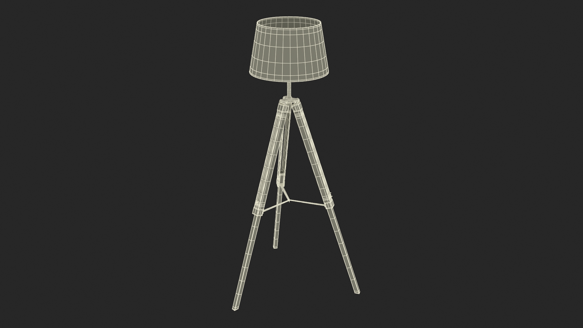 Tripod Floor Lamp 3D
