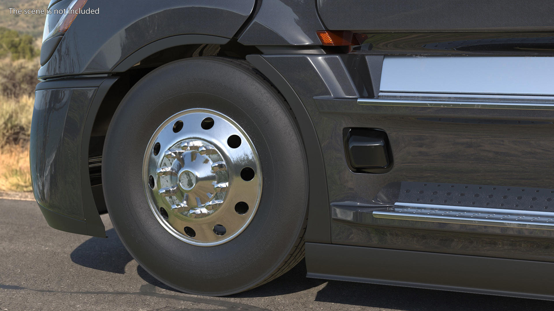 Heavy Duty Truck Wheel Set with Dual Tires - view 3