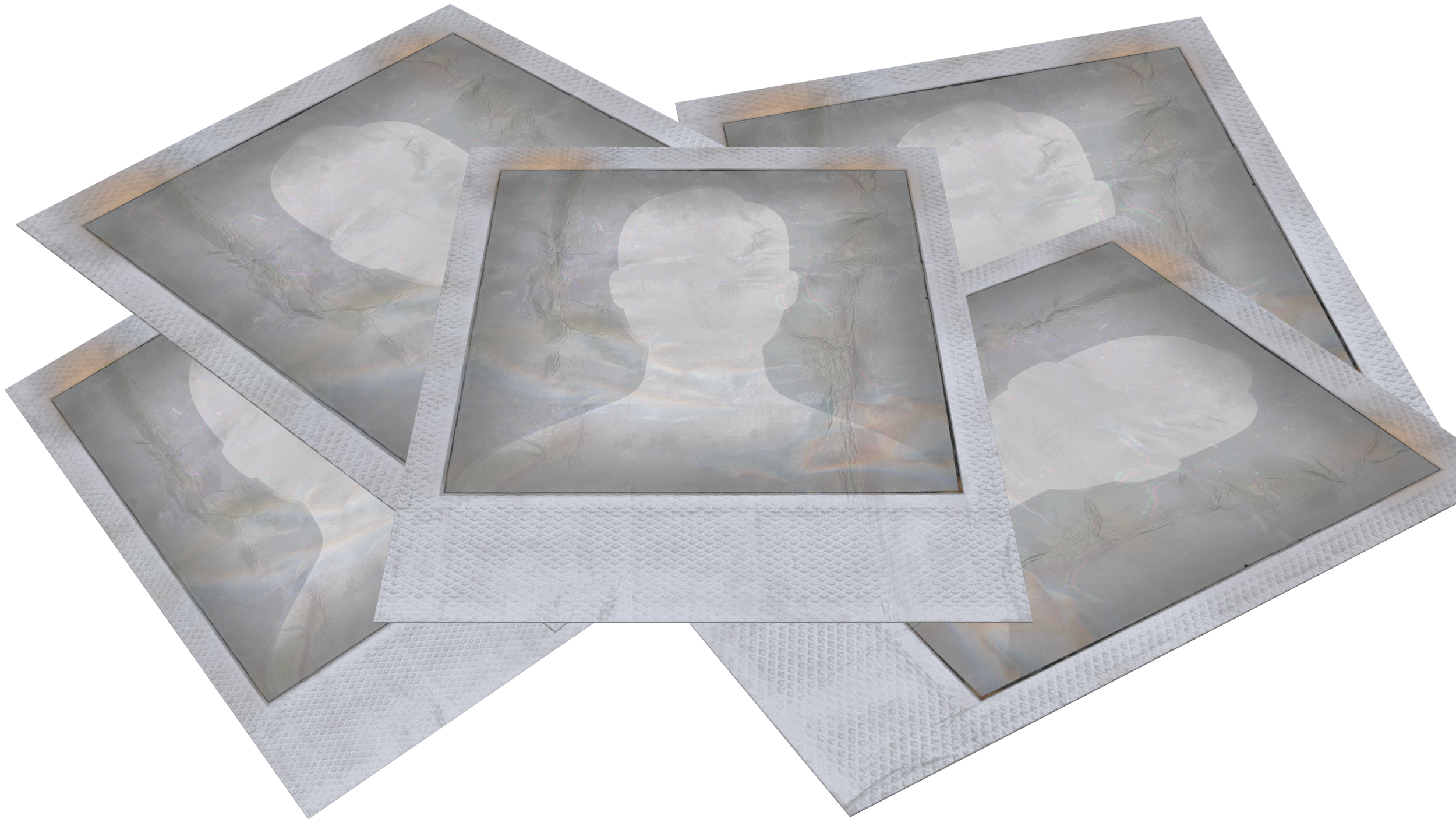 3D model Old Grunge Instant Photo Frame