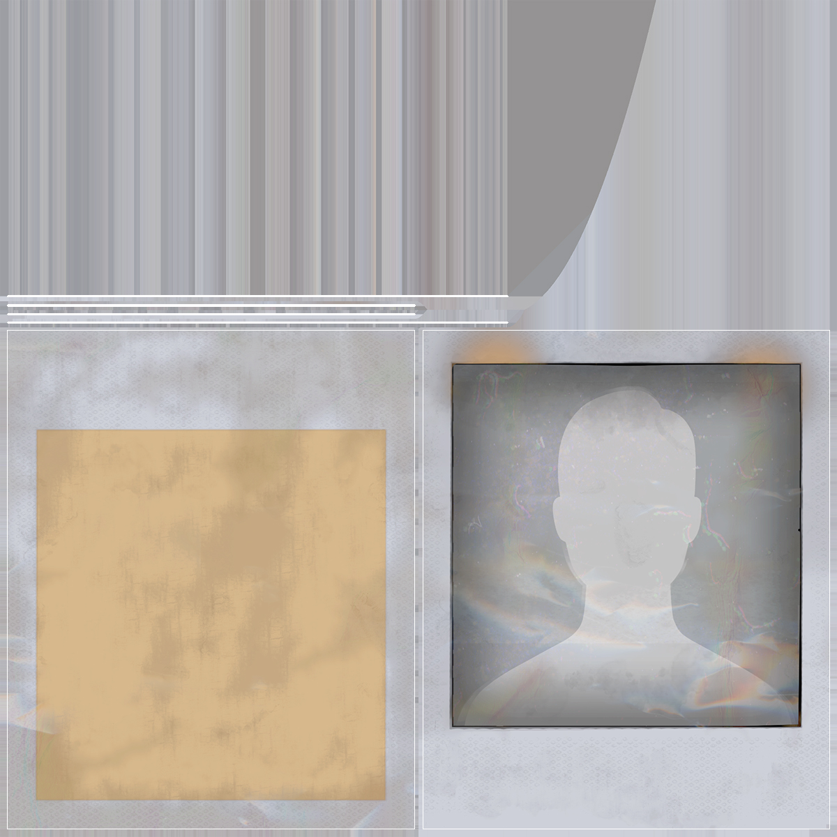 3D model Old Grunge Instant Photo Frame