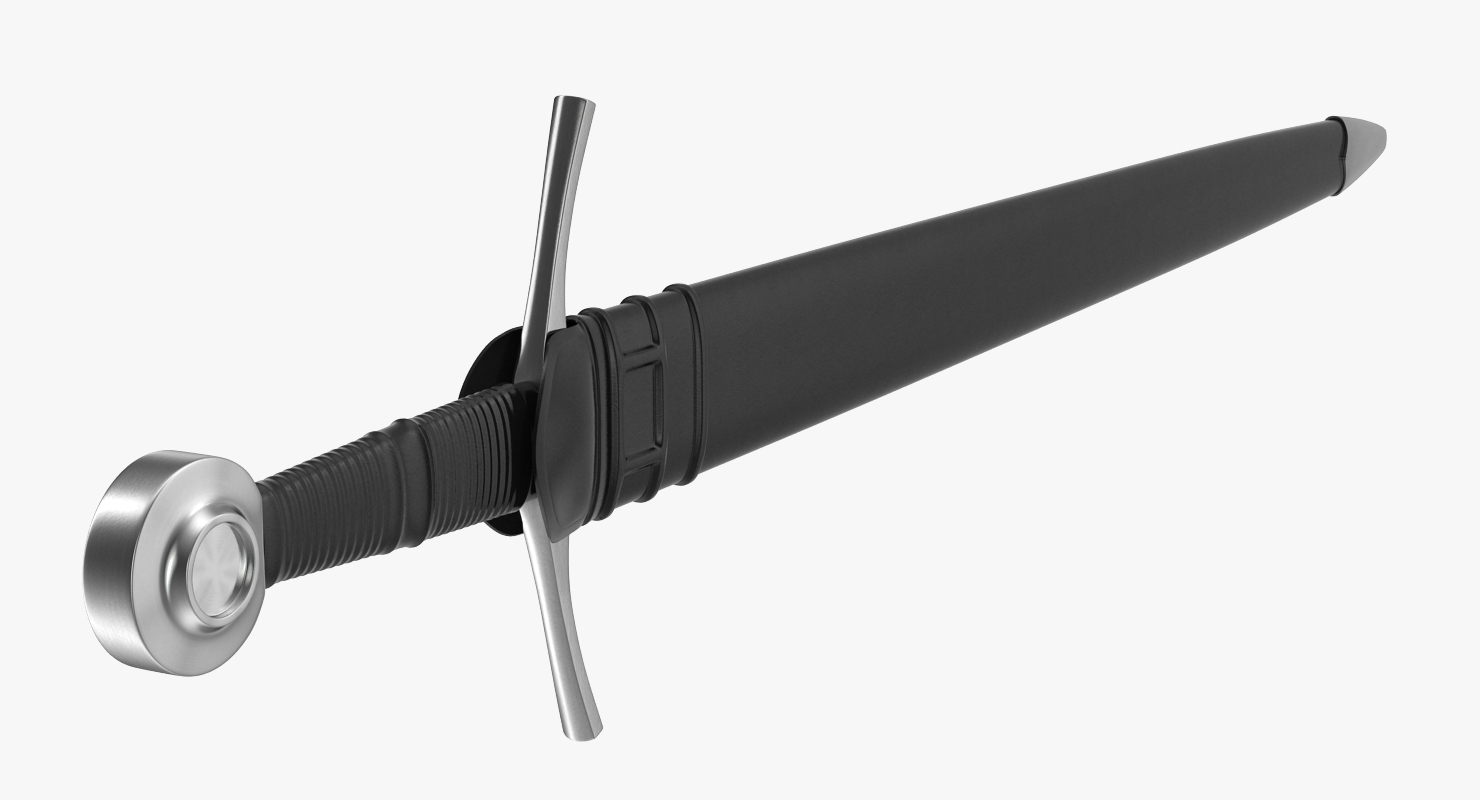 3D model Medieval Knight Sword Set