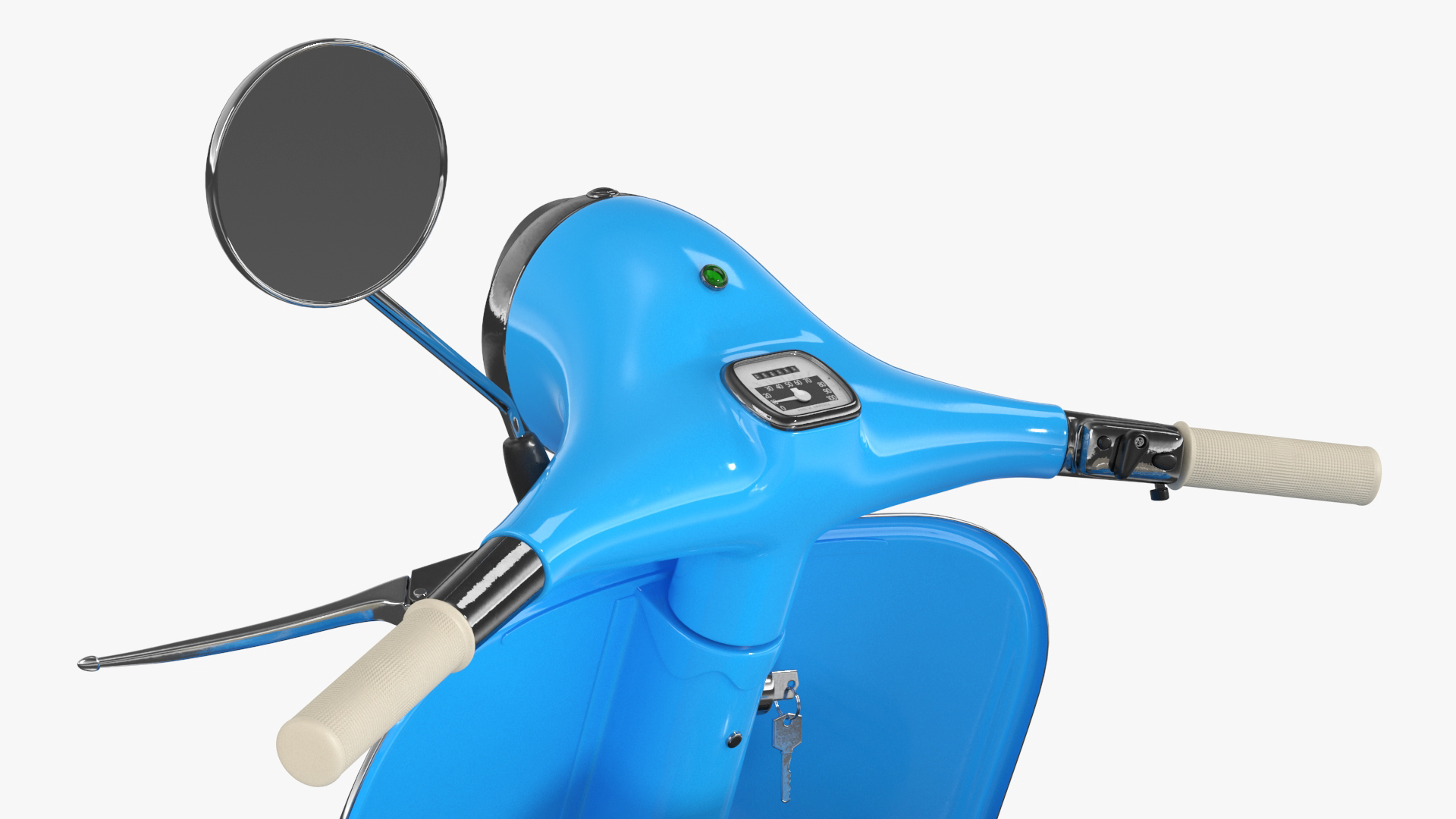 3D model Classic Vespa 125 Scooter Blue