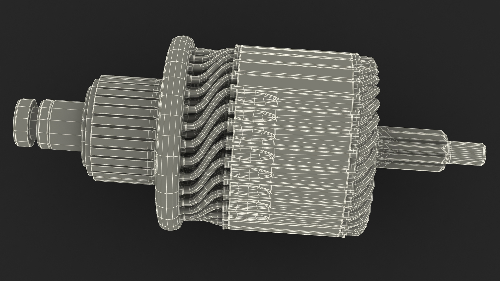 Old Starter Rotor 3D