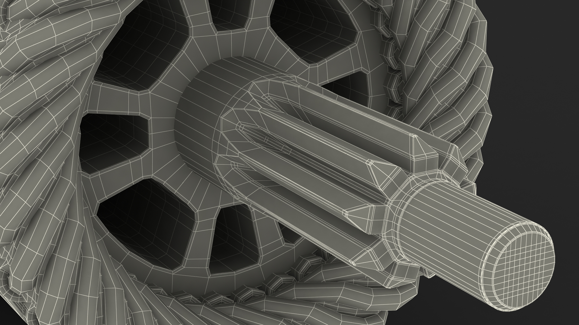 Old Starter Rotor 3D