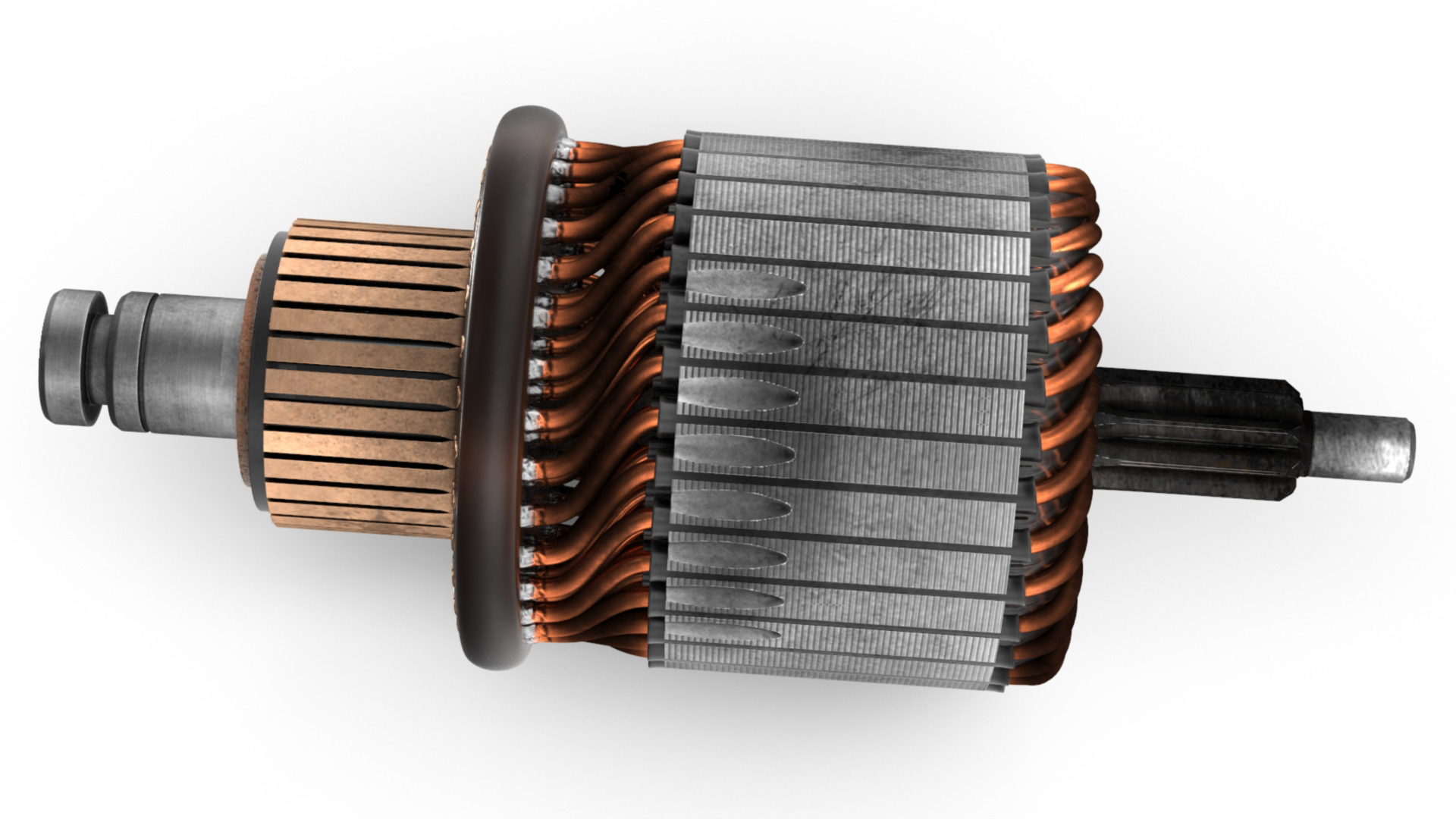 Old Starter Rotor 3D