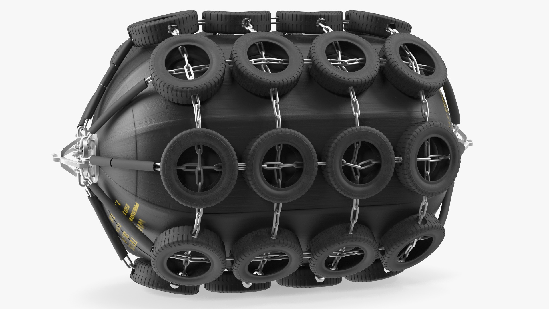 3D Rubber Pneumatic Ship Fender model