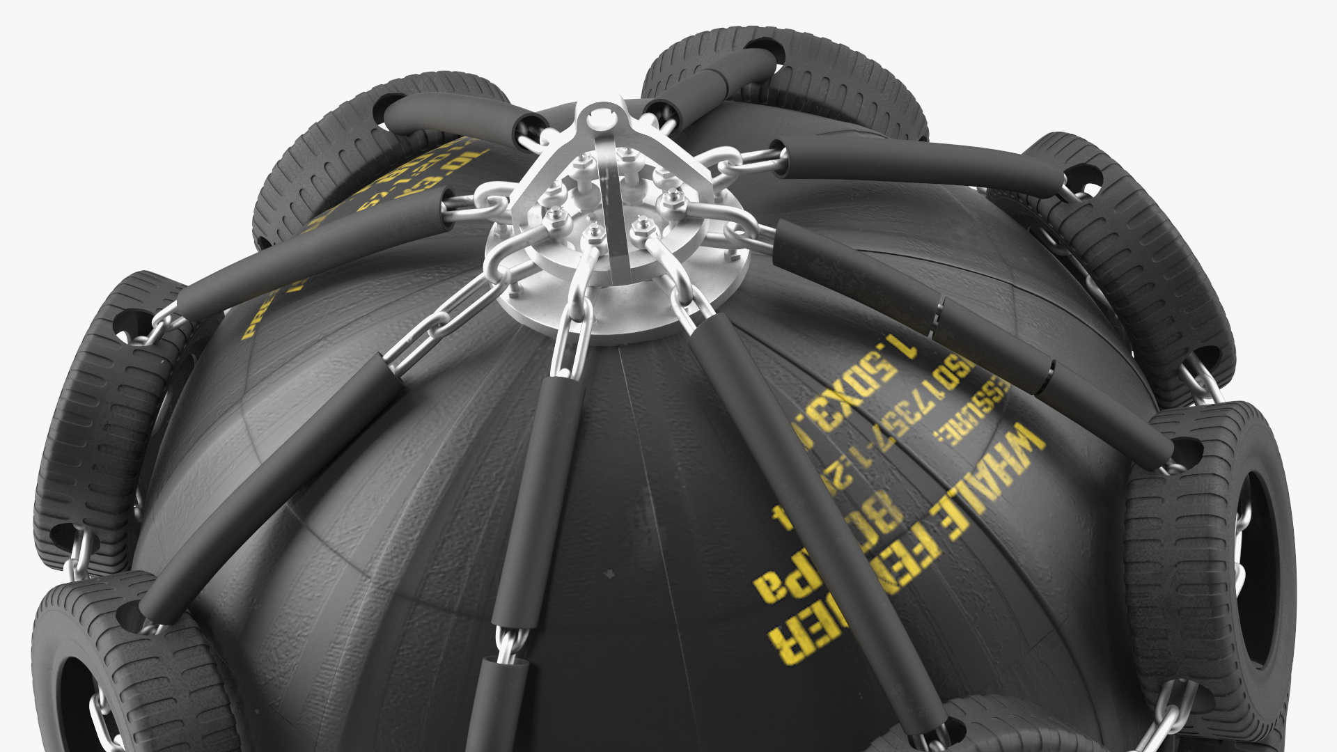 3D Rubber Pneumatic Ship Fender model