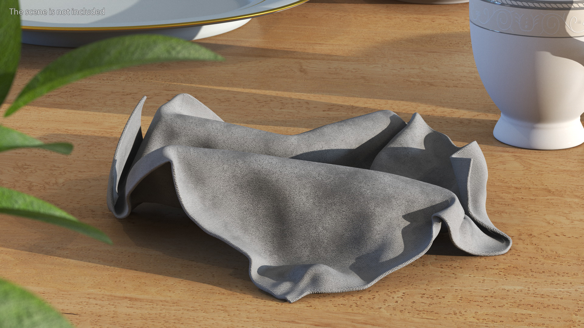 3D Old Napkins Grey