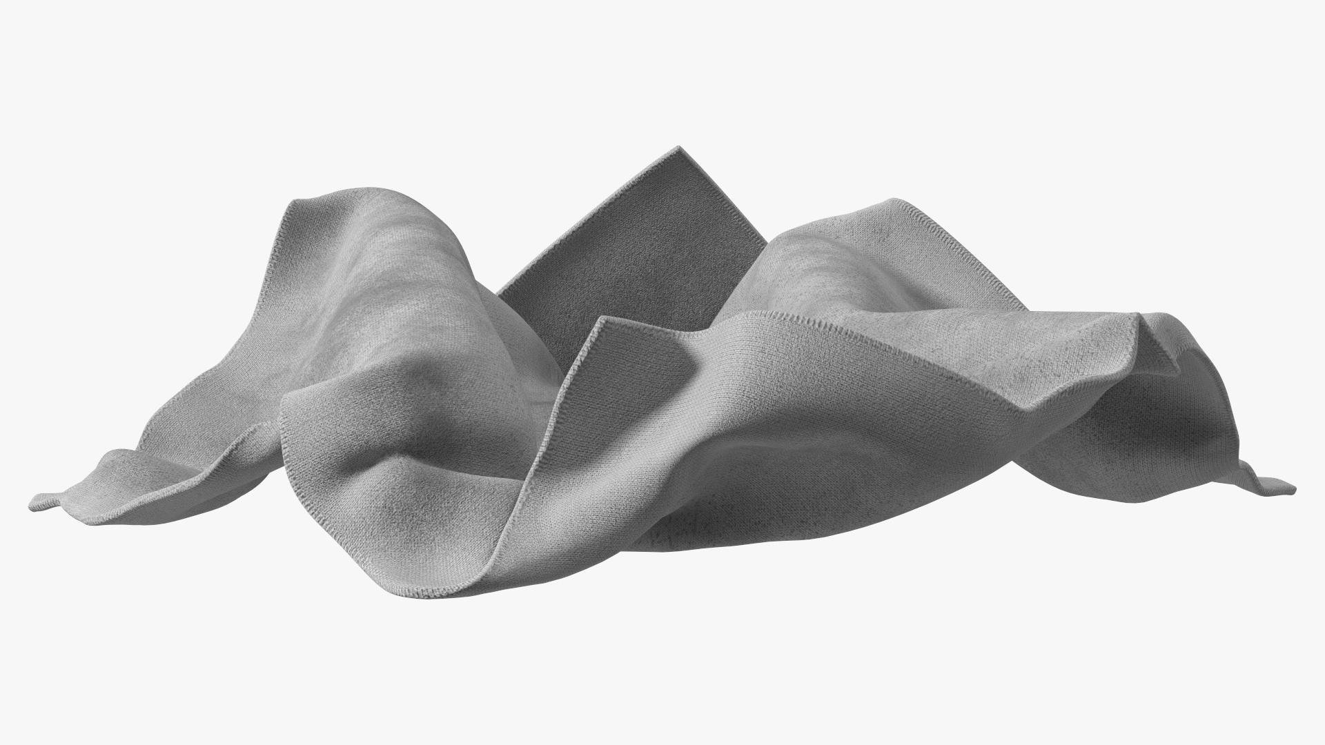 3D Old Napkins Grey