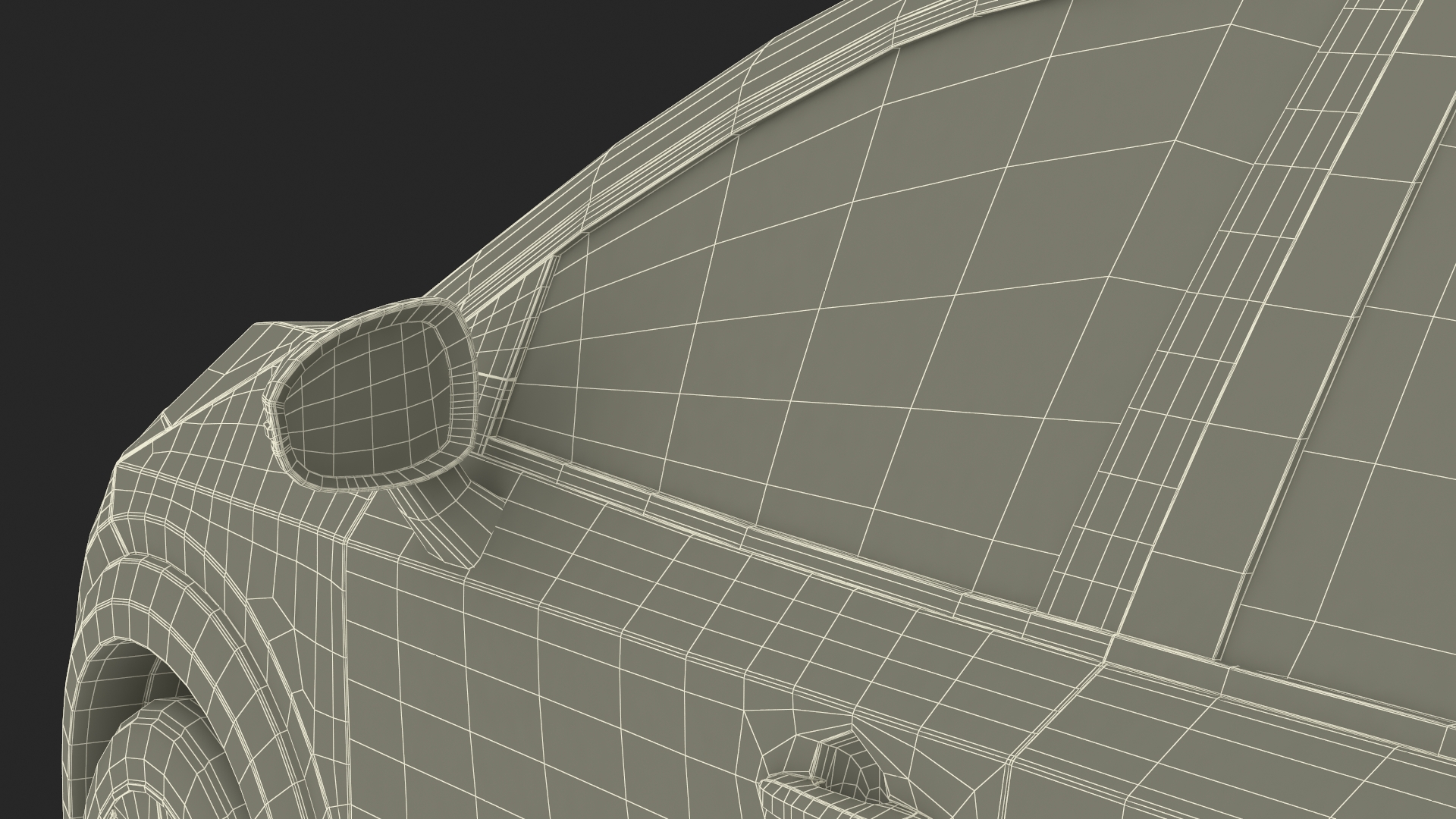 3D model Modern Electric SUV Black