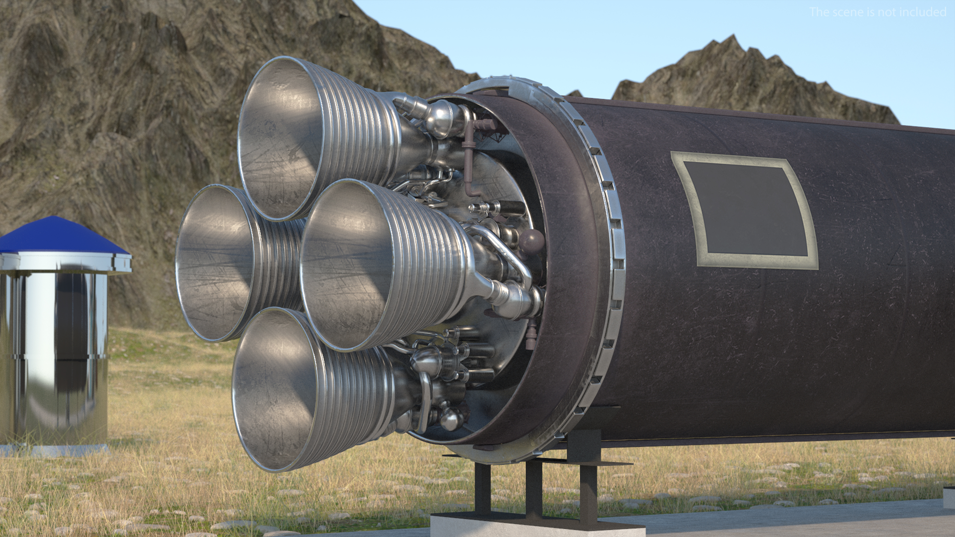 Silo Based Missile System Sarmat 3D