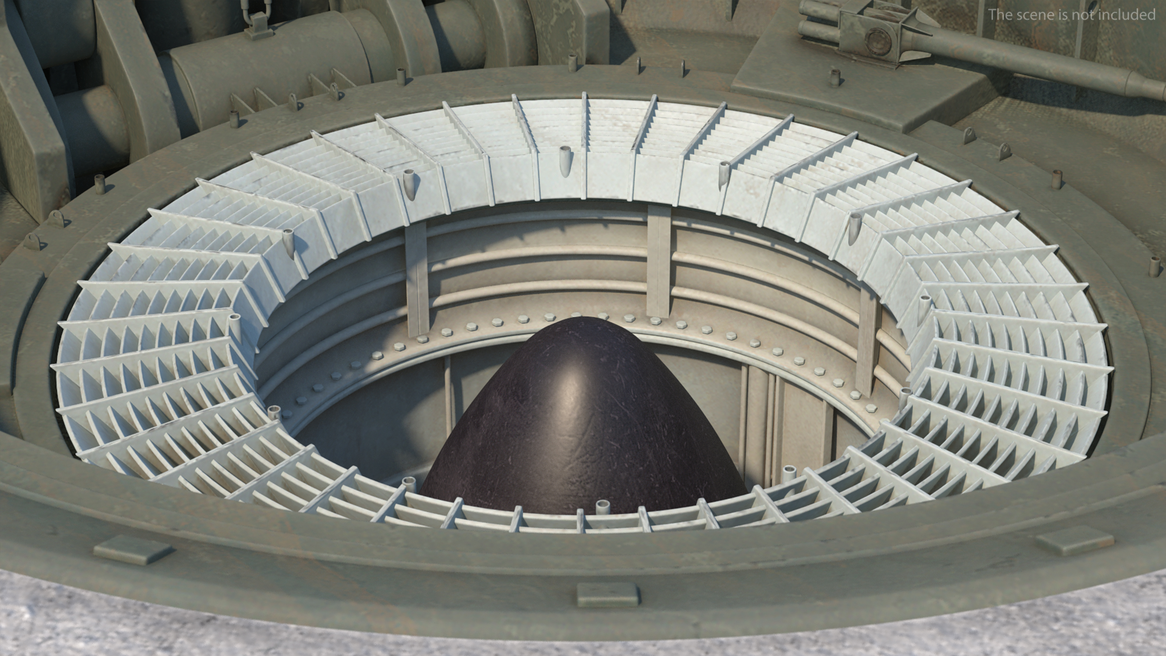 Silo Based Missile System Sarmat 3D