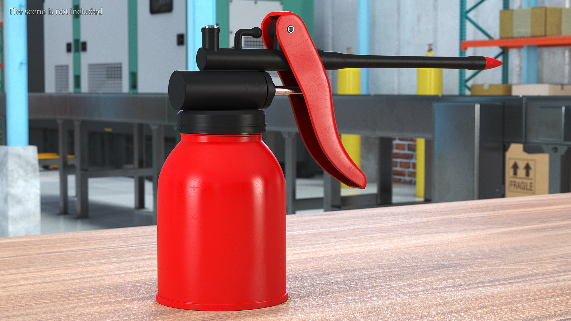 Oil Can Squirt Pump 3D model