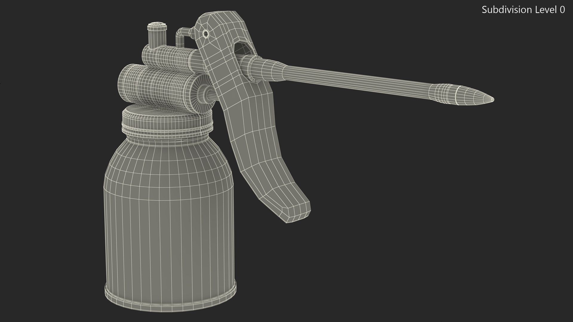Oil Can Squirt Pump 3D model
