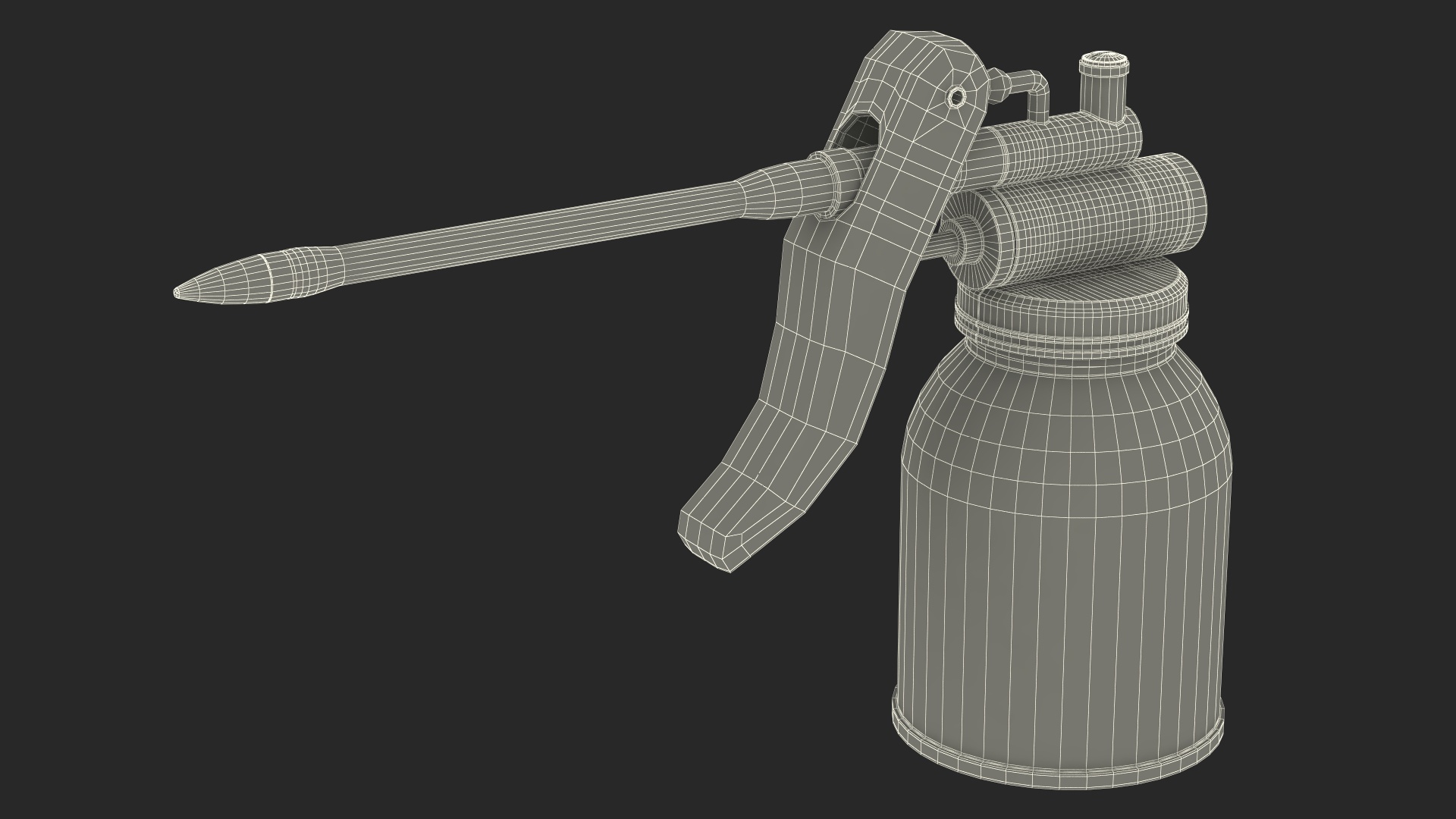 Oil Can Squirt Pump 3D model