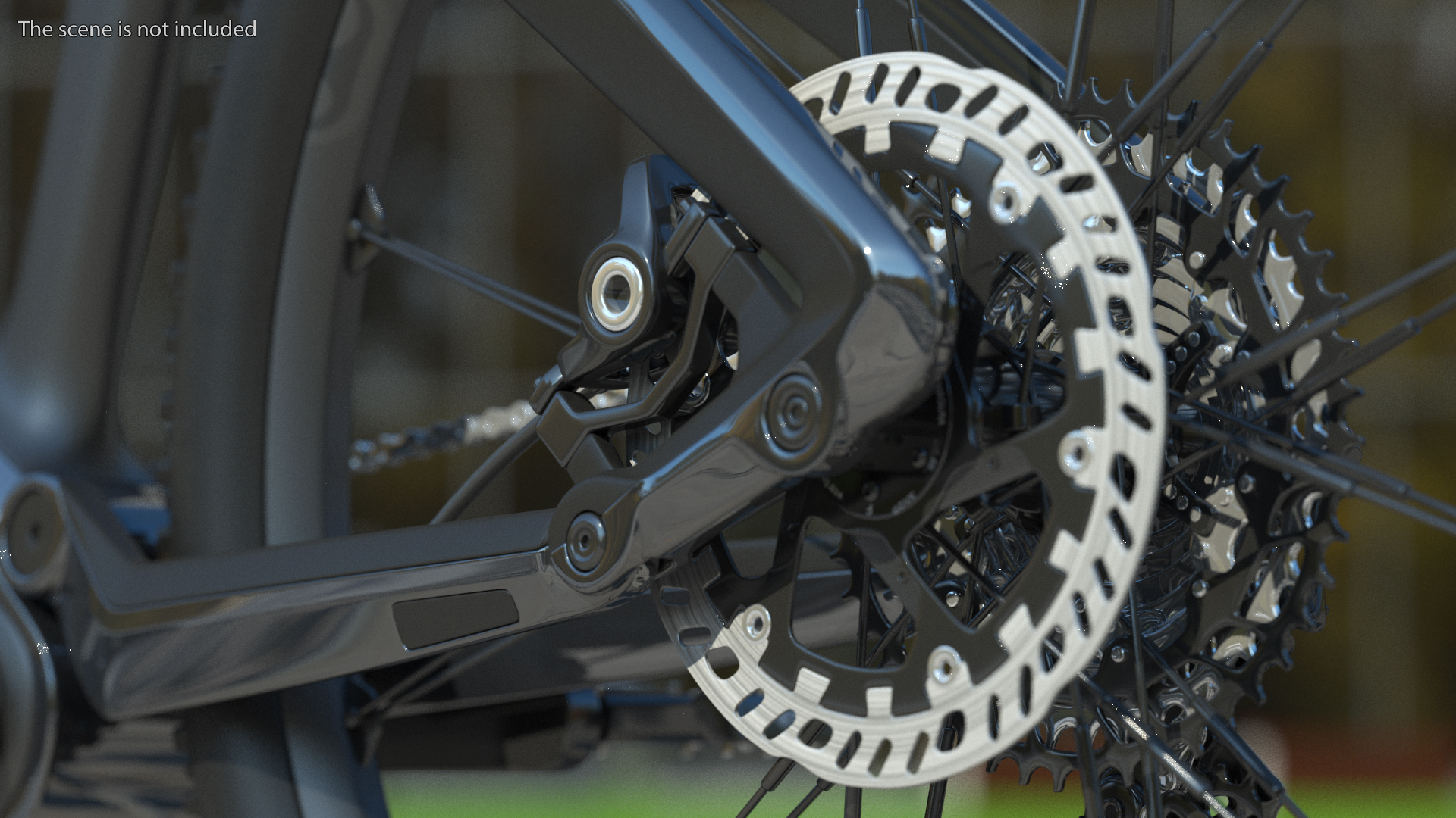 3D model Porsche eBike Cross Black